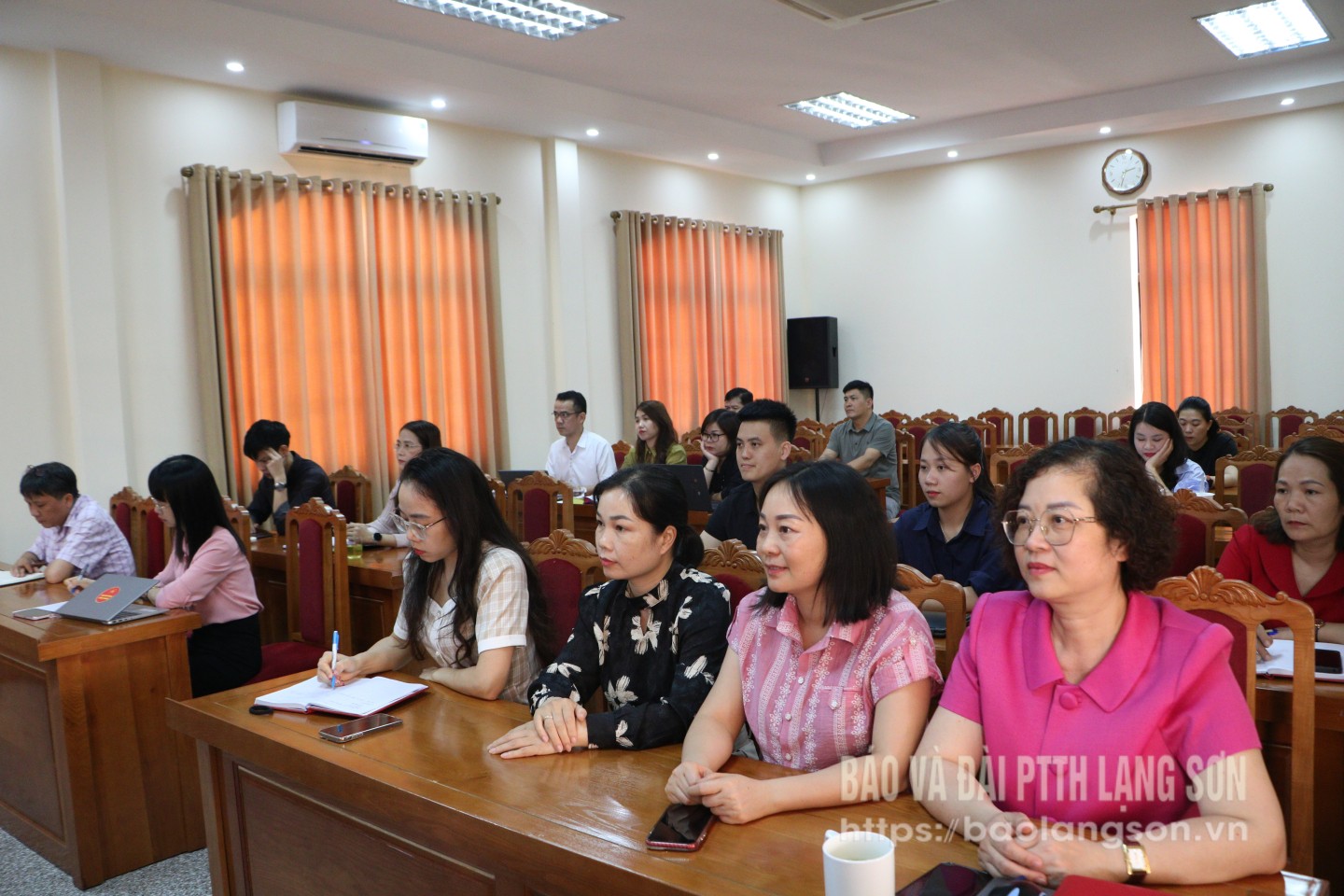 Các đại biểu dự hội nghị tại điểm cầu Đảng ủy các cơ quan Đảng tỉnh