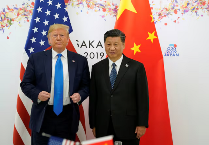 Tổng thống Mỹ Donald Trump và Chủ tịch Trung Quốc Tập Cận Bình.