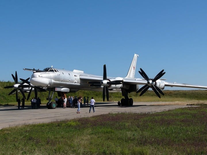 Máy bay ném bom Tu-95MS. (Ảnh: net-maquettes)