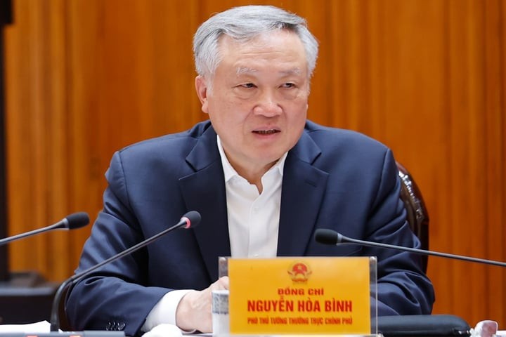 Phó Thủ tướng Thường trực Nguyễn Hòa Bình. (Ảnh: VGP)
