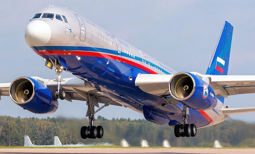 Máy bay dân dụng Tu-214 của Nga. Ảnh: Air Force Technology