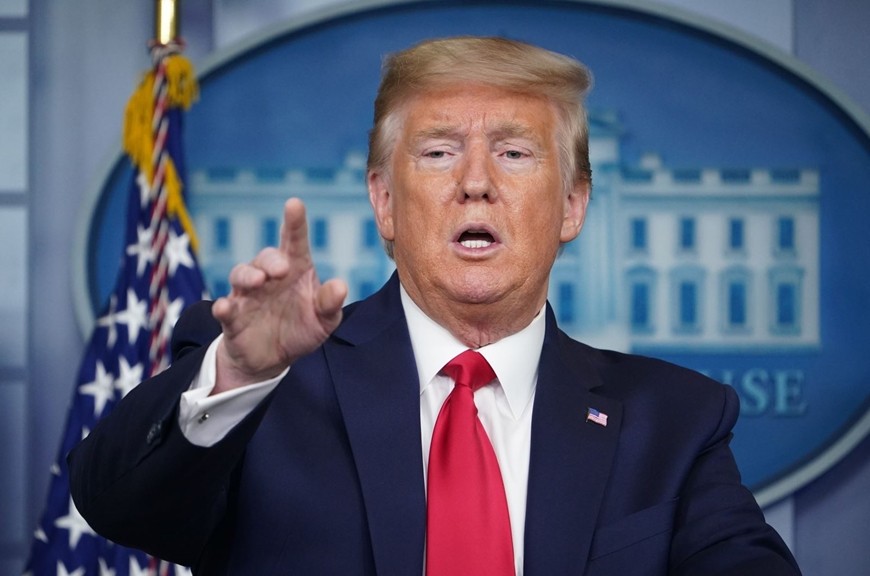 Tổng thống Mỹ Donald Trump. Ảnh: TTXVN