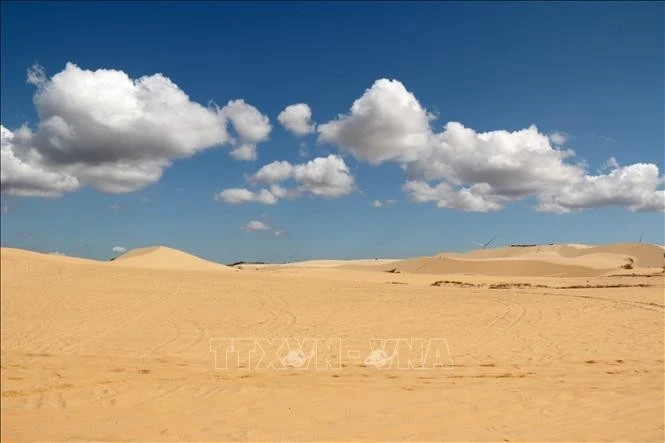 Situated approximately 60km north of Phan Thiet city centre, Bau Trang is a picturesque landscape shaped by nature over millennia. (Photo: VNA)