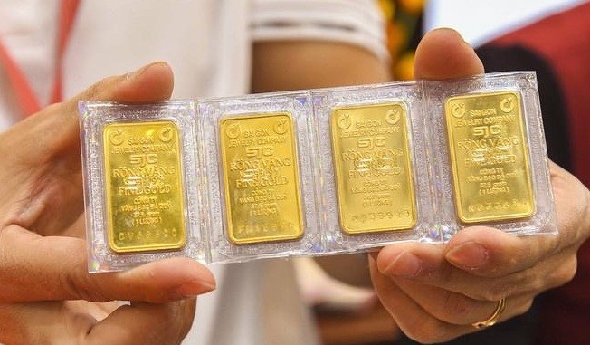 Giá vàng trong nước rạng sáng 13-6 tăng nhẹ 200.000 đồng/lượng so với rạng sáng qua. Ảnh: baodautu.vn