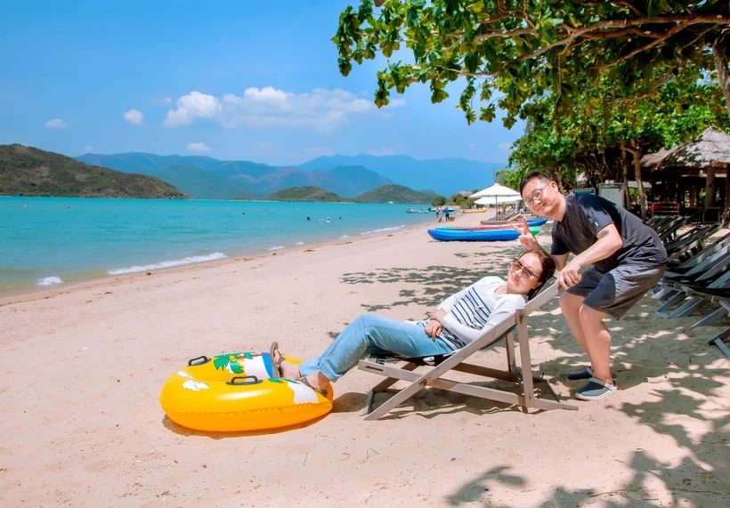 芽庄成为韩国游客最青睐的旅游目的地。图自庆和报