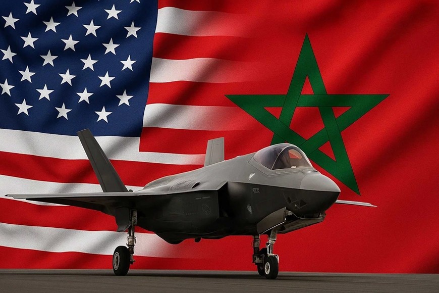 Việc Morocco có khả năng mua máy bay chiến đấu F-35 Lightning II có thể cân bằng lại việc Algeria gần đây đã mua các máy bay chiến đấu Su-57 của Nga, qua đó định hình lại cán cân quân sự tại khu vực Bắc Phi. Ảnh: Army Recognition