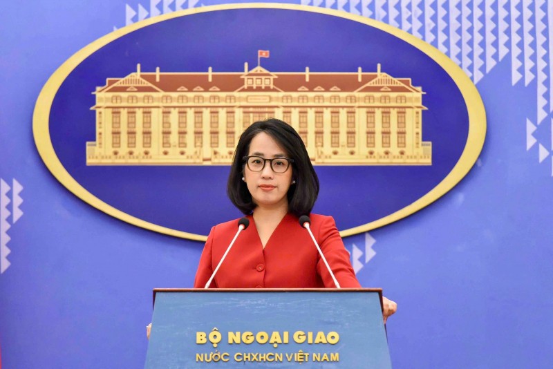 Người phát ngôn Bộ Ngoại giao Việt Nam Phạm Thu Hằng. Ảnh: Bộ Ngoại giao