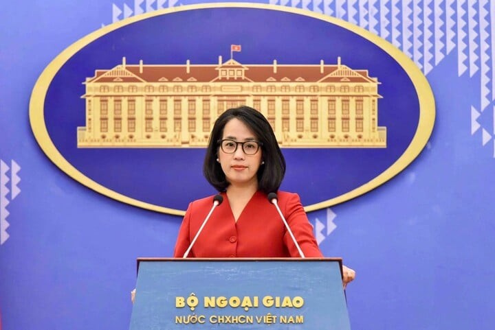 Người Phát ngôn Bộ Ngoại giao Việt Nam Phạm Thu Hằng.