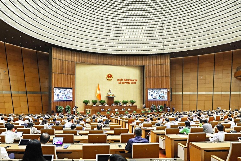 Với 461/465 đại biểu tham gia biểu quyết tán thành, Quốc hội khóa XV đã thông qua Nghị quyết về việc sắp xếp đơn vị hành chính cấp tỉnh năm 2025