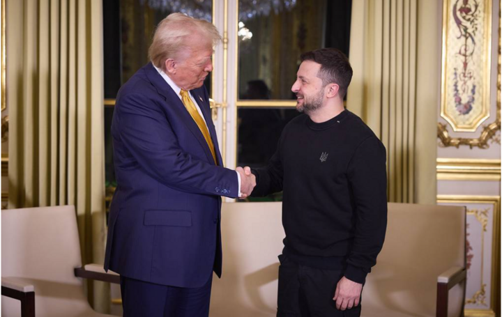 Tổng thống Mỹ Donald Trump và Tổng thống Ukraine Vladimir Zelensky.