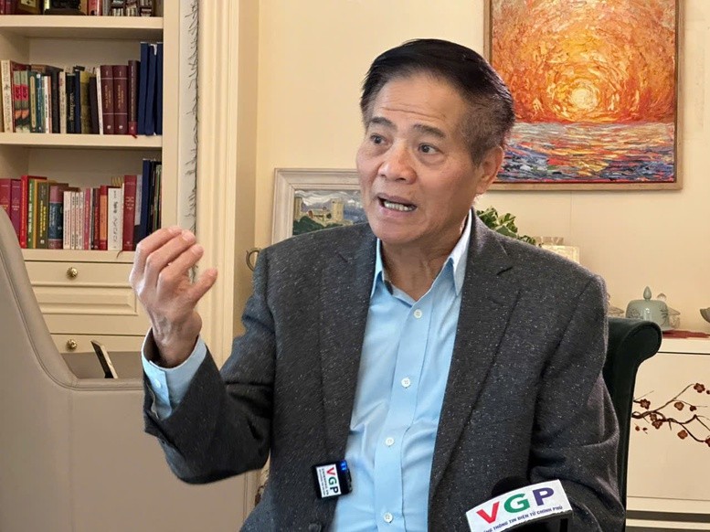 PGS.TS. Đào Duy Quát, nguyên Phó trưởng Ban Thường trực Ban Tư tưởng - Văn hóa Trung ương, trả lời phỏng vấn Cổng TTĐT Chính phủ