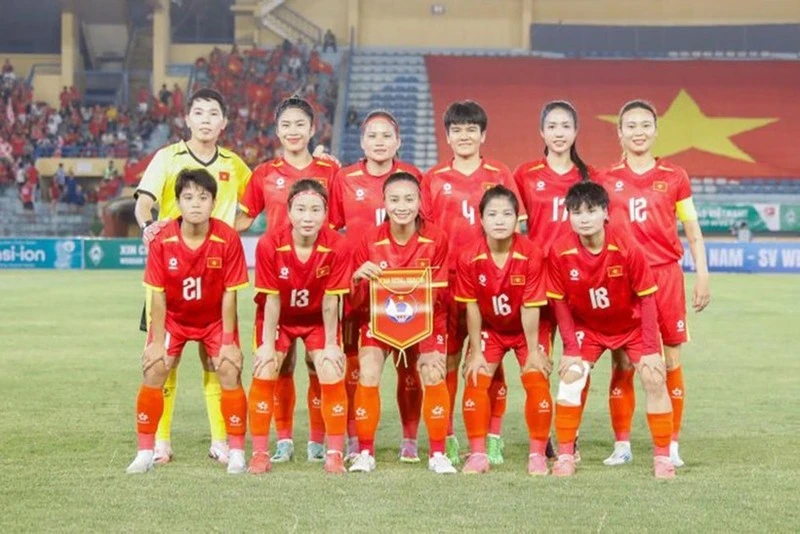 越南女足稳居亚洲第六。图片来源:越南足联