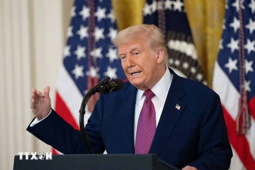 Tổng thống Mỹ Donald Trump. (Ảnh: THX/TTXVN)