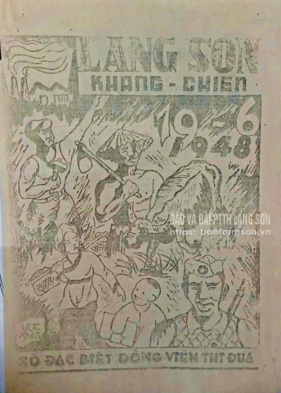 Báo Lạng Sơn Kháng chiến ra ngày 19/6/1948