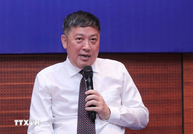 Phó Giáo sư-Tiến sỹ Nguyễn Ngọc Oanh chia sẻ trong buổi thảo luận