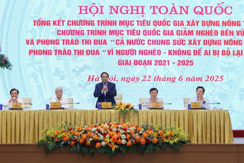 Thủ tướng Phạm Minh Chính chủ trì hội nghị. Ảnh: VGP