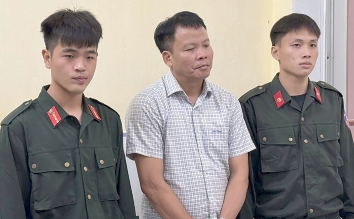 Đồng Xuân Thụ bị cơ quan công an bắt giữ.