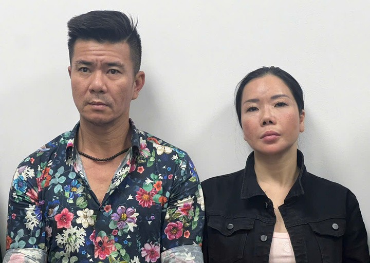 Vợ chồng Nguyễn Thị Mai Anh.