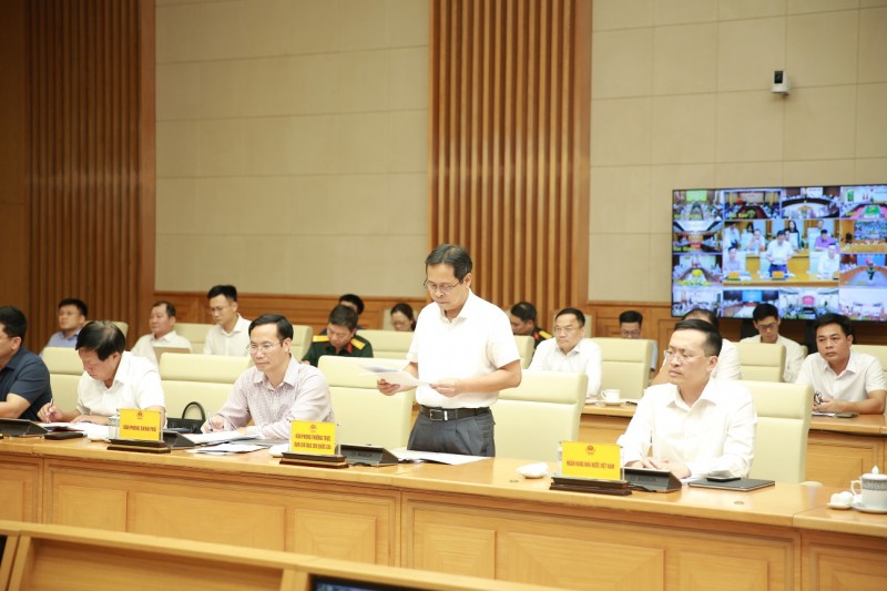 Thường trực Ban Chỉ đạo 389 Quốc gia báo cáo kết quả sơ kết 6 tháng.