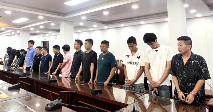 Các bị can trong vụ án.