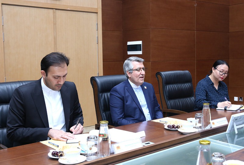 Đại sứ Ali Akbar Nazari bày tỏ trân trọng đối với những tình cảm tốt đẹp nhất mà Bộ Công an Việt Nam và Bộ trưởng Lương Tam Quang dành cho đất nước Iran cũng như cá nhân ngài Đại sứ.