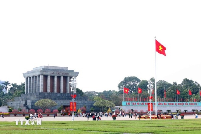 Quảng trường Ba Đình lịch sử. (Phạm Kiên/TTXVN)