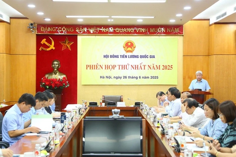 Hội đồng Tiền lương quốc gia họp phiên thứ nhất năm 2025.