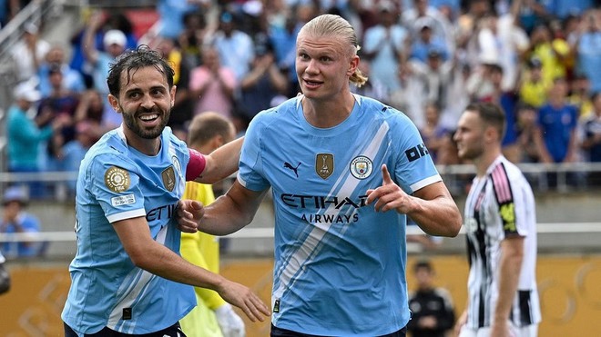 Erling Haaland cán mốc 300 bàn thắng. (Nguồn: AP)