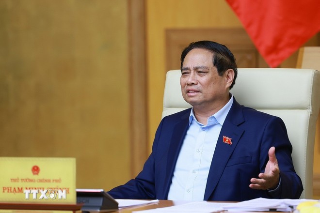 Thủ tướng Phạm Minh Chính. (Ảnh: Dương Giang/TTXVN)