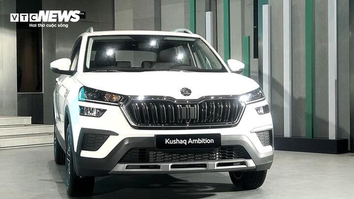 Skoda Kushaq với thiết kế khỏe khoắn, hiện đại. (Ảnh: Kỳ Anh)