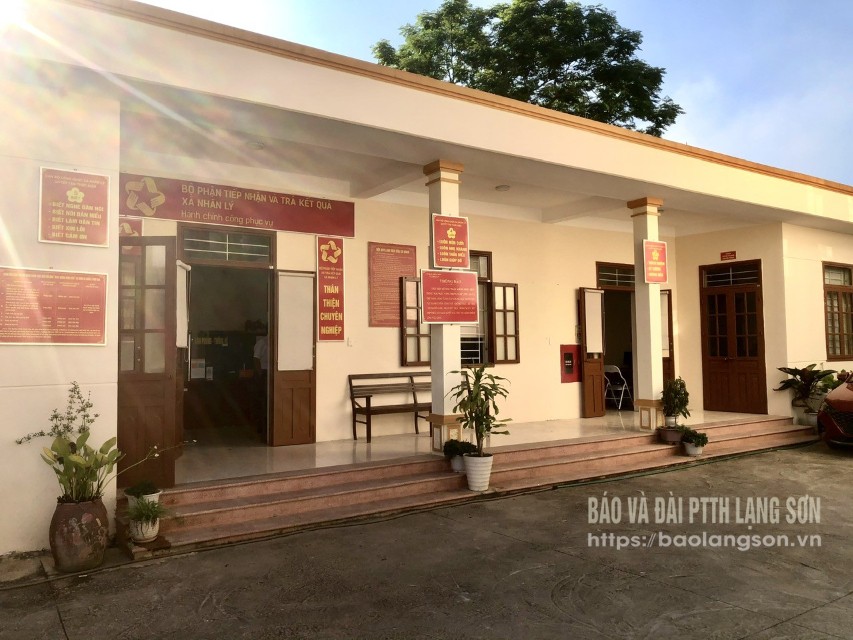 Trung tâm Phục vụ hành chính công xã Nhân Lý