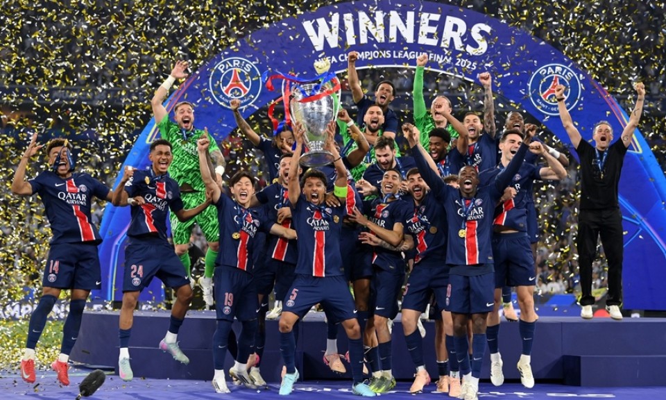Tin thể thao (1-6): PSG lập kỷ lục khi lần đầu vô địch cúp C1 châu Âu