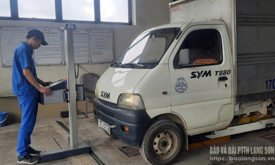 Trên 10.000 phương tiện xe cơ giới đường bộ đăng kiểm đạt yêu cầu