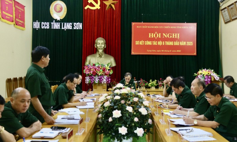Sơ kết công tác Hội Cựu chiến binh 6 tháng đầu năm