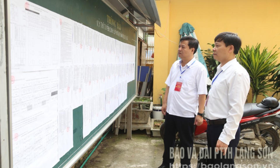 Kiểm tra công tác tổ chức thi tuyển sinh vào 10 THPT