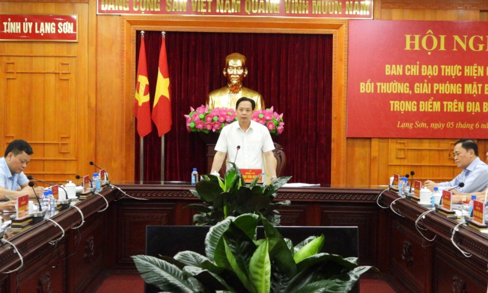 Tập trung chỉ đạo thực hiện hoàn thành giải phóng mặt bằng dự án cao tốc trước 15/6/2025