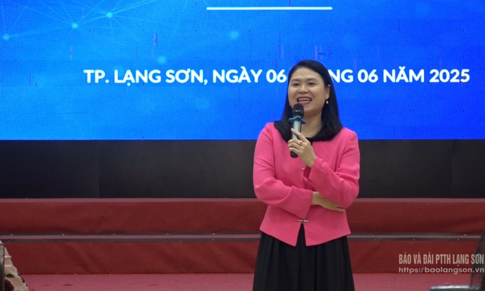 Thành phố Lạng Sơn: Trên 160 cán bộ được tập huấn sử dụng công nghệ AI