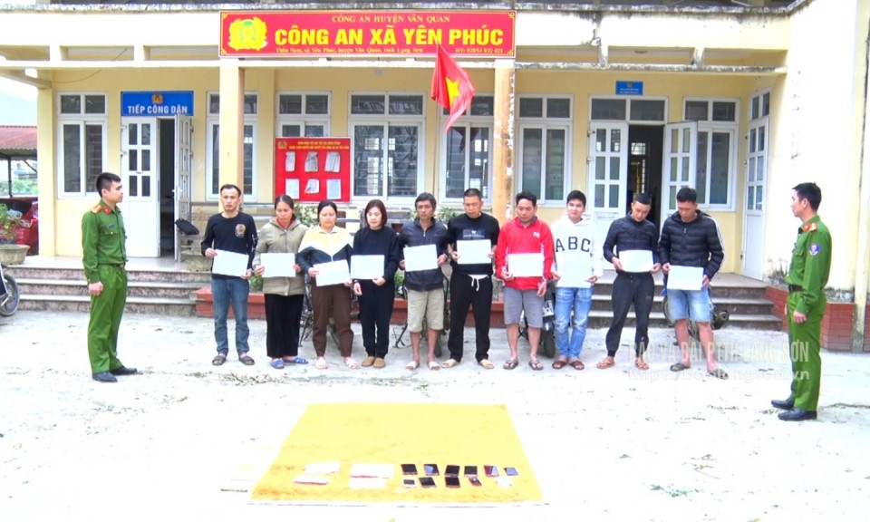 Công an Lạng Sơn "đánh" mạnh sới bạc