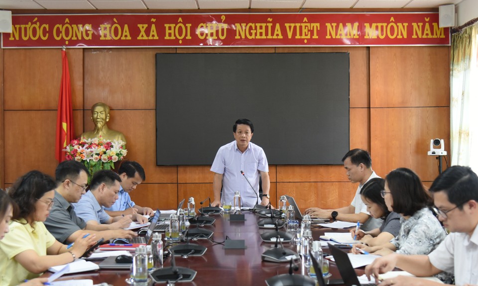 Kiểm tra công tác chuẩn bị và tổ chức đại hội tại Đảng bộ Sở Khoa học và Công nghệ