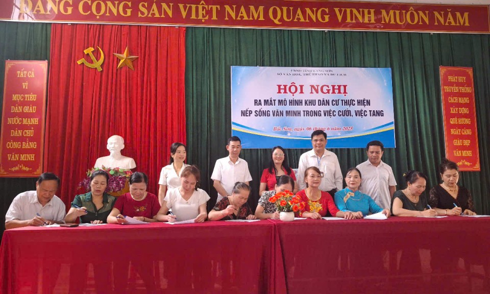 Bắc Sơn: Văn minh việc cưới, việc tang