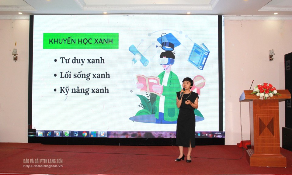 Hội thảo “Khuyến học xanh - Nền tảng xây dựng cộng đồng học tập bền vững”
