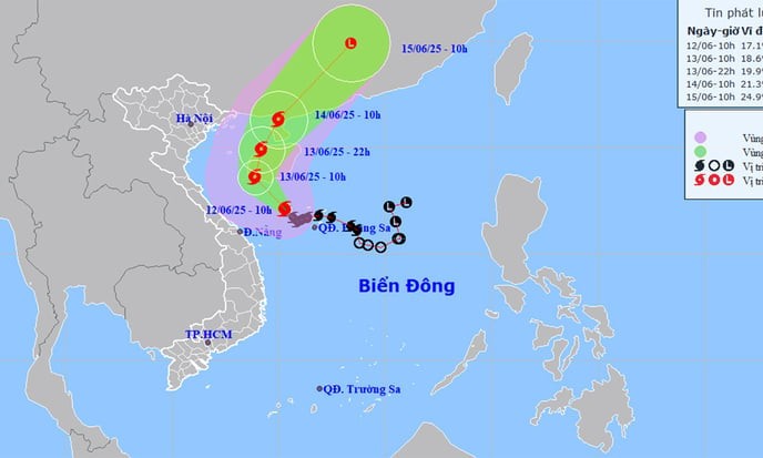 Tin bão số 1 Wutip mới nhất: Sắp đạt cực đại, miền Trung và Tây Nguyên mưa lớn