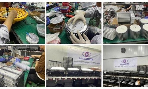HALEDCO cung cấp đèn chiếu sáng nhà xưởng Foxconn tiết kiệm điện