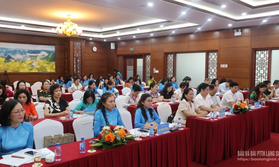 Sơ kết công tác hội và phong trào phụ nữ 6 tháng đầu năm 2025