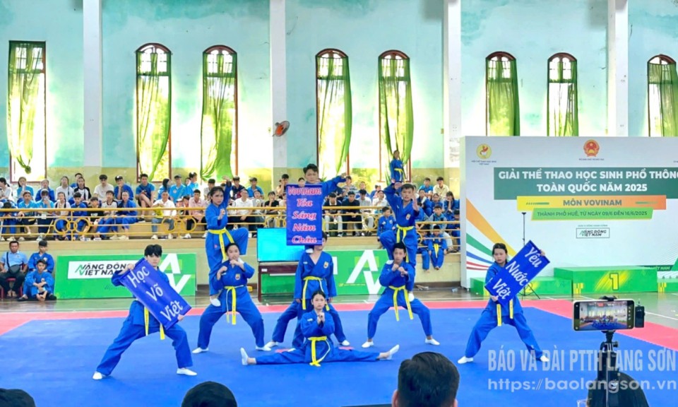 Đoàn Lạng Sơn đoạt 13 huy chương tại Giải thể thao học sinh phổ thông toàn quốc