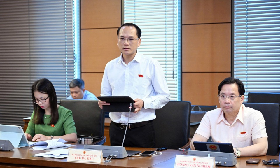 Đại biểu Quốc hội tỉnh góp ý về dự án Luật Đường sắt (sửa đổi)   