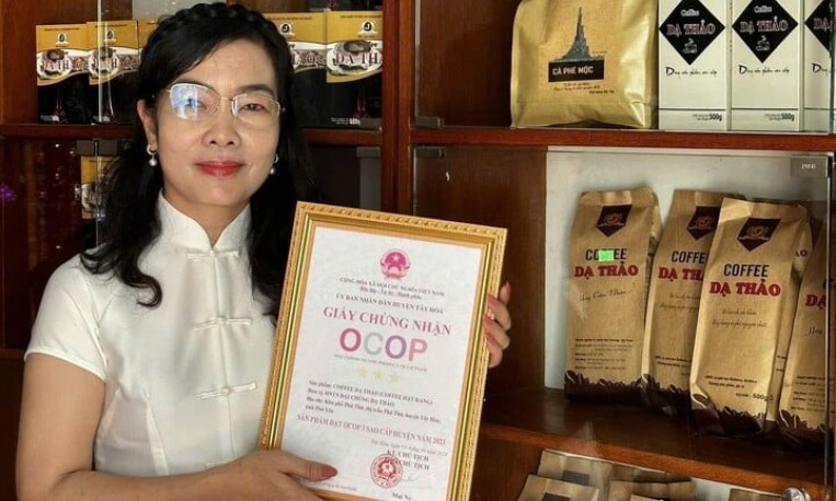 Cà phê Dạ Thảo bán 17 tấn hàng giả: Từng được vinh danh sản phẩm OCOP 3 sao