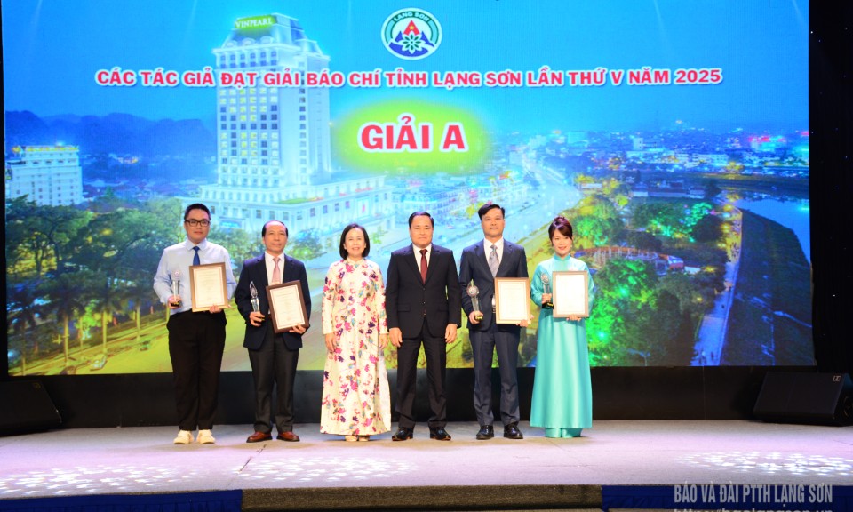 50 tác phẩm đạt giải tại Giải Báo chí tỉnh lần thứ V
