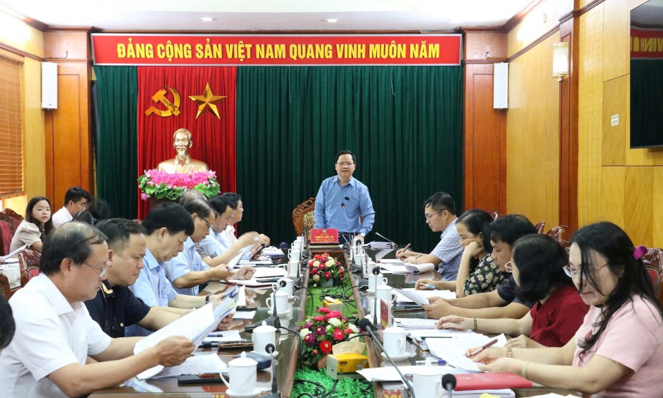 Ban Kinh tế - Ngân sách HĐND tỉnh thẩm tra một số nội dung trình tại kỳ họp chuyên đề HĐND tỉnh   