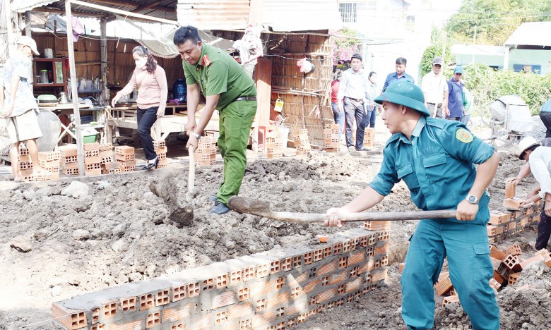 “3 cùng” hỗ trợ người nghèo có nhà mới
